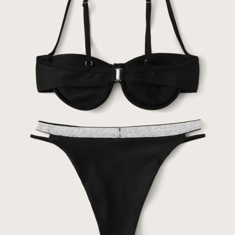 Underwire High Cut Bikini Swim